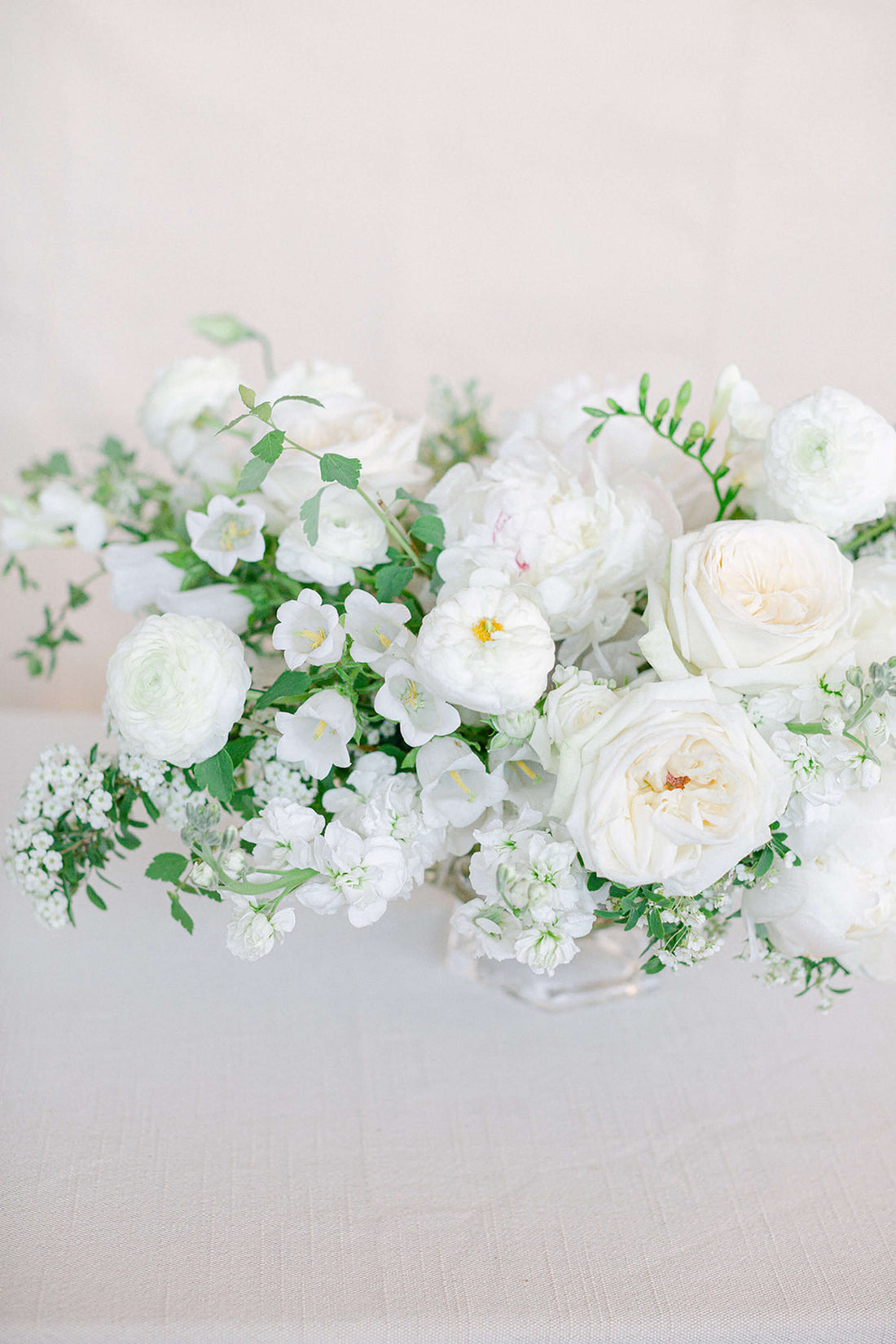 Lush Arrangement - White & Green