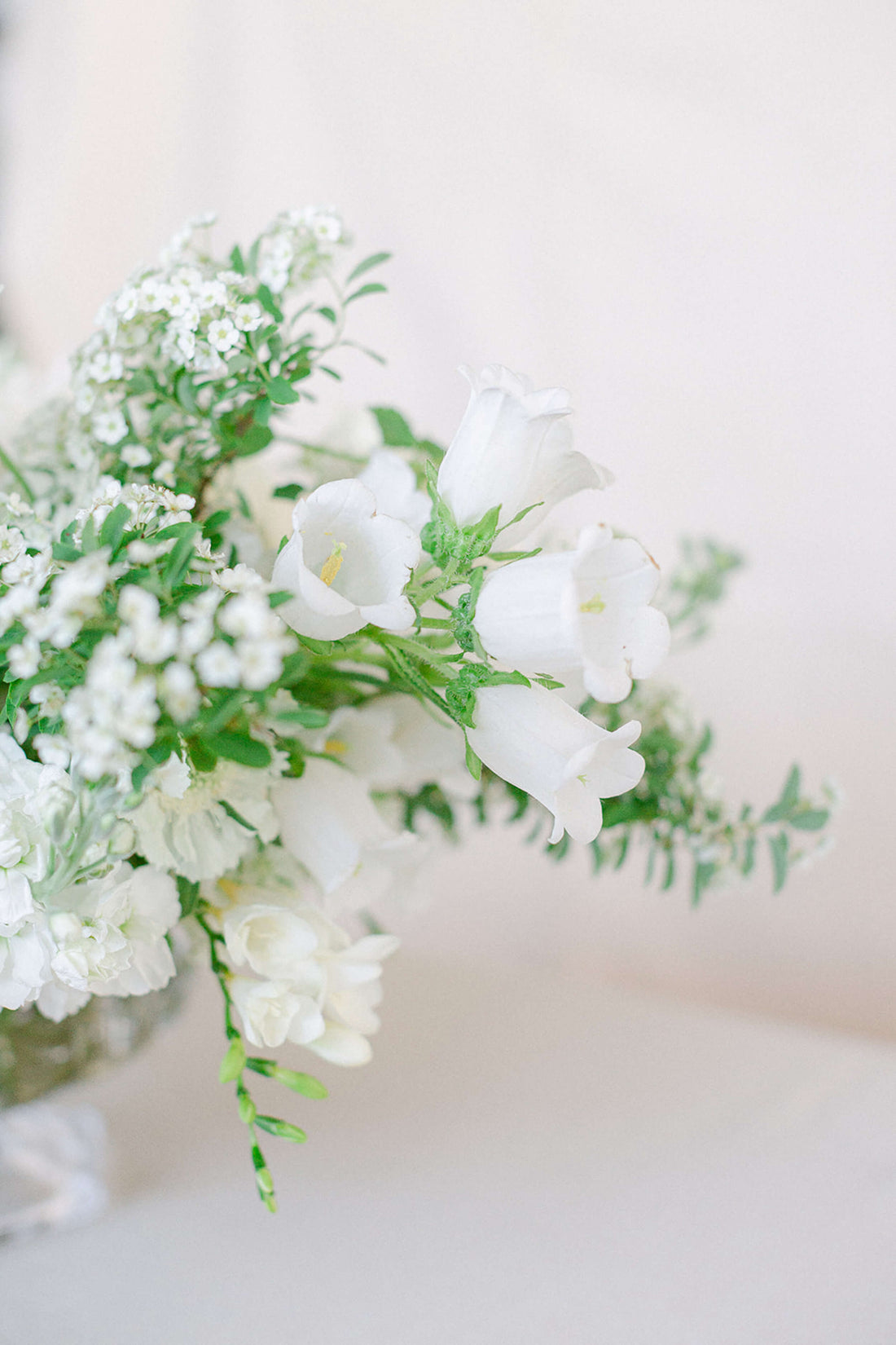 Lush Arrangement - White & Green