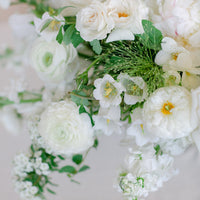 Lush Bouquet- White & Green