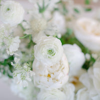 Lush Bouquet- White & Green