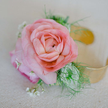 Floral Bracelet - Sorbet & Cream