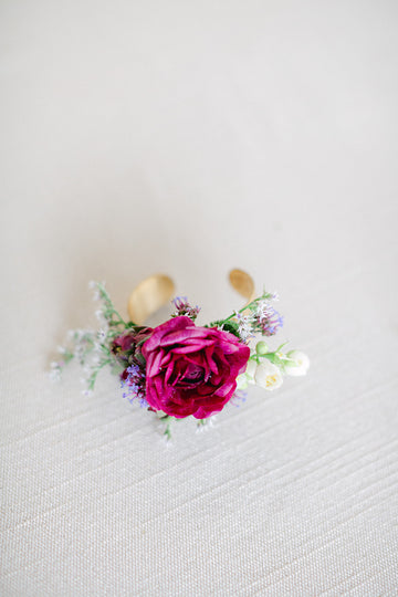 Floral Bracelet - Lavender & Honey