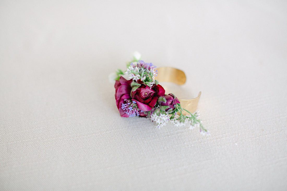 Floral Bracelet - Lavender & Honey