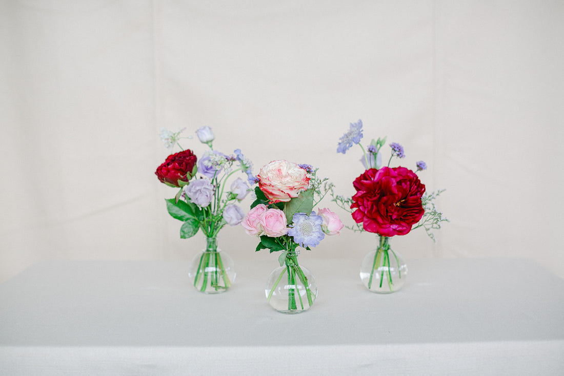 3 Petite Vases - Seasonal & Bright